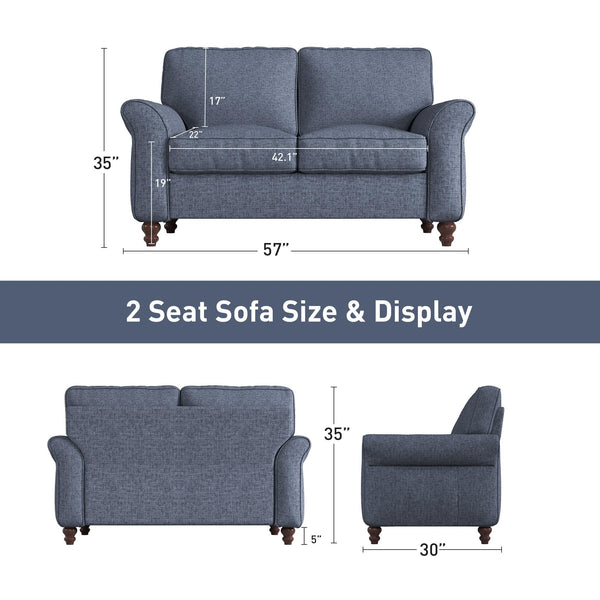 2-Seater Loveseat Sofa