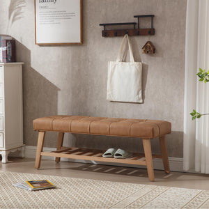 Entryway Bench with Shoe Storage