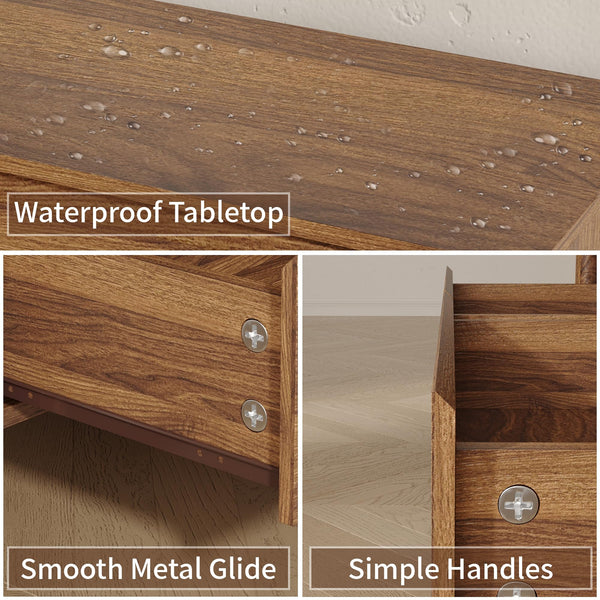 3-Piece Bedroom Dresser Set with Nightstands
