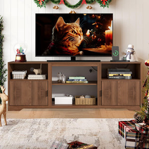 Fluted TV Stand for TVs up to 80"