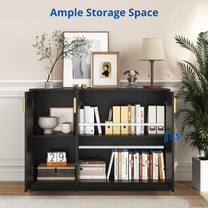 Buffet Cabinet with Storage Doors and Shelves