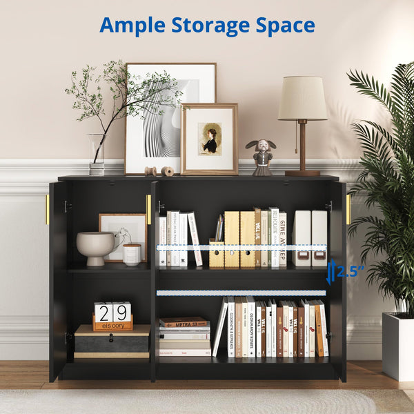 Buffet Cabinet with Storage Doors and Shelves