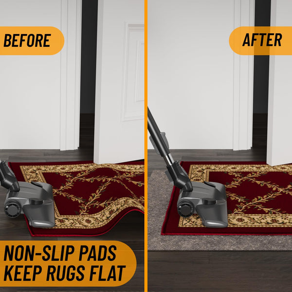 Non-Slip Rug Pad – Felt & Rubber, 1/4" Thick