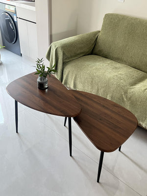 Oval Nesting Coffee Table Set