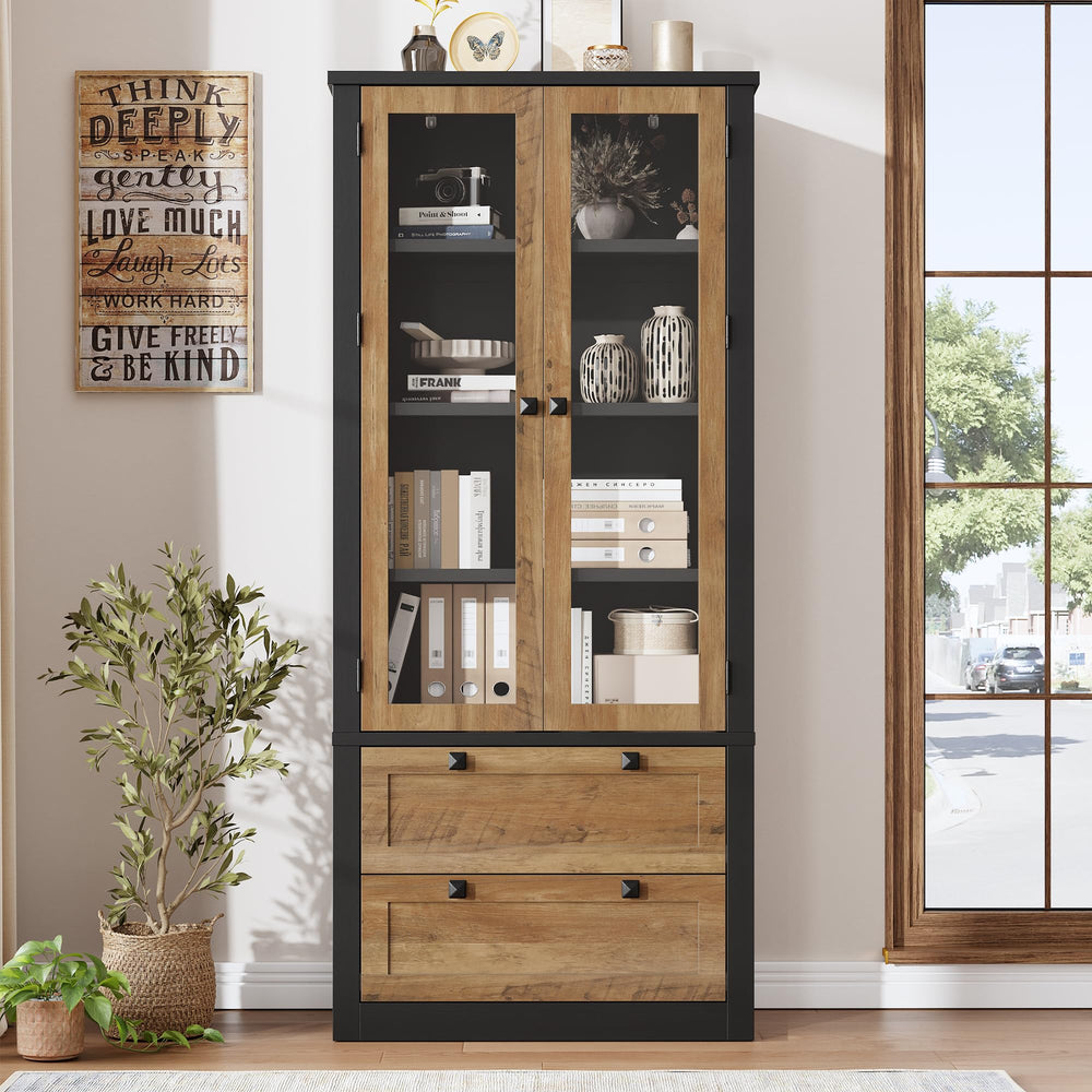 71" Tall Kitchen Pantry Storage Cabinet