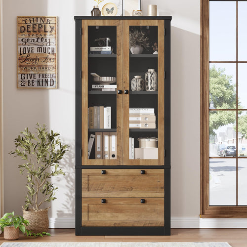 71" Tall Kitchen Pantry Storage Cabinet