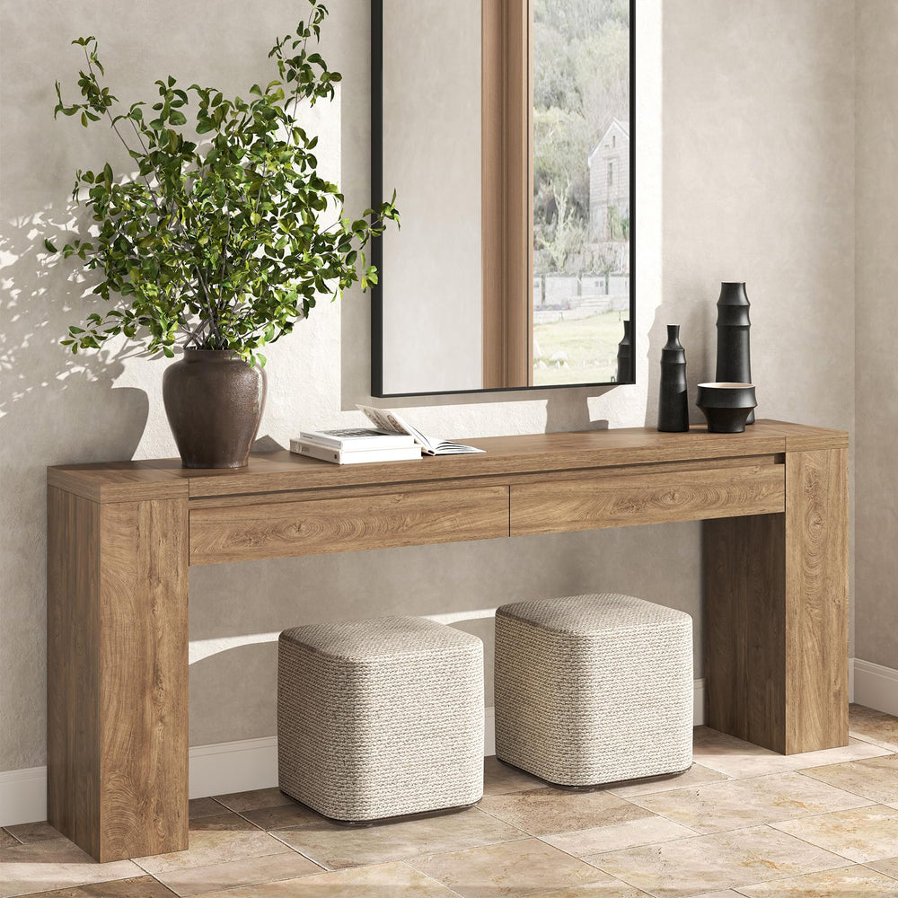 Extra Long Console Table with 2 Drawers
