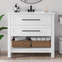 36" Freestanding Bathroom Vanity with Ceramic Sink
