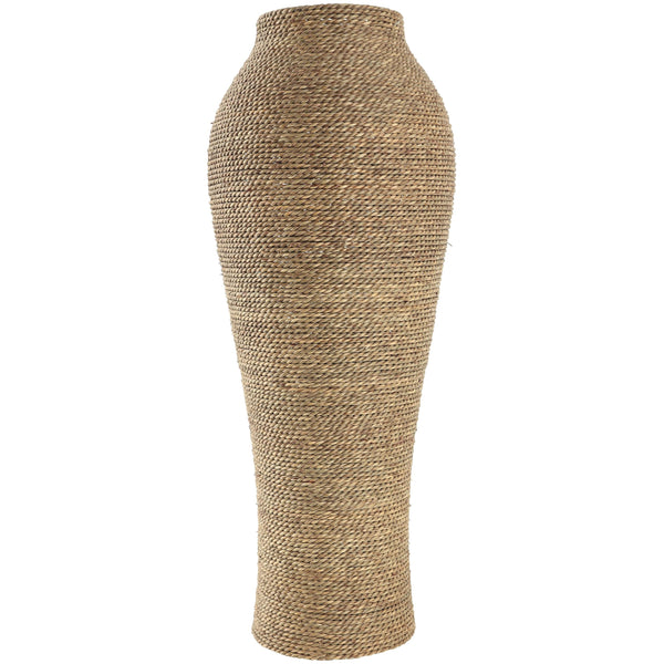 Seagrass Handmade Decorative Vase – Tall Wrapped Centerpiece