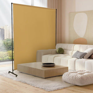 Room Divider Screen 72"x72" with Lockable Caster Wheels