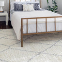 Soft Touch Shag Area Rug – Abstract Moroccan Pattern, 4x6
