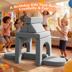 10-Piece Modular Kids Play Couch