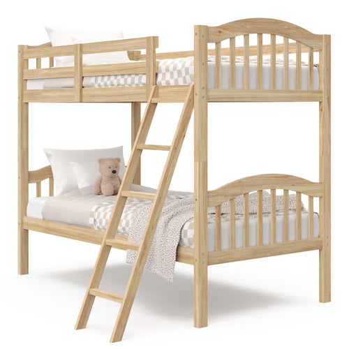 Twin Over Twin Bunk Bed — Convertible, GREENGUARD Gold Certified
