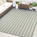 Indoor Outdoor Striped Area Rug – Polypropylene, UV-Resistant, Easy Clean
