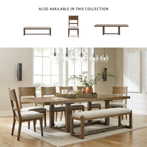 Farmhouse Dining Extension Table with Removable Center Leaf