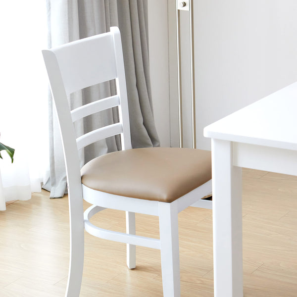 Ladder Back Dining Chairs Set of 2