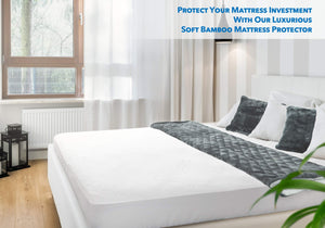 Waterproof Viscose Mattress Protector – Ultra Soft, Breathable & Noiseless
