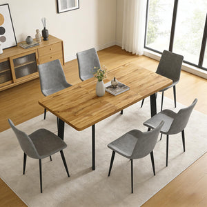 Extendable Dining Table with Removable Leaf – Seats 4 to 8