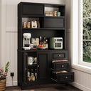 71" Tall Kitchen Pantry Cabinet with Charging Station