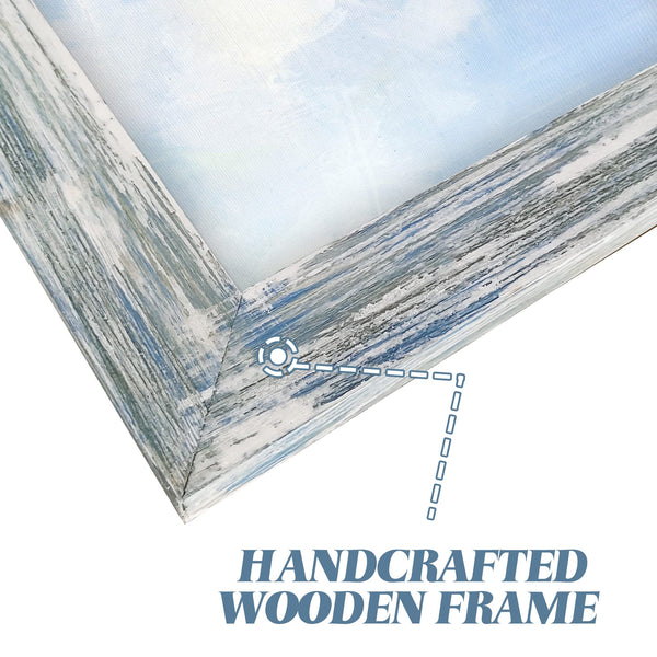 Framed Coastal Seabird Wall Art Print