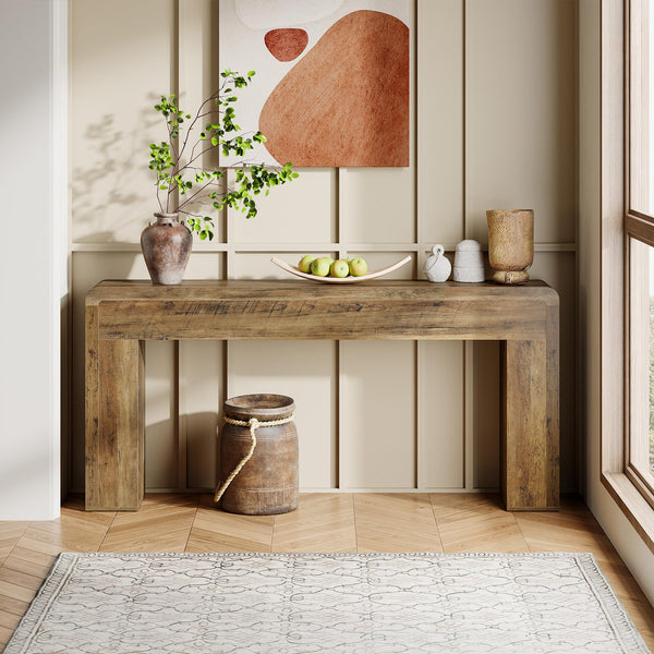 70.9-Inch Extra Long Console Table – Farmhouse Entryway Sofa Table