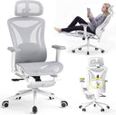 Ergonomic Office Chair with Footrest & Mesh Back