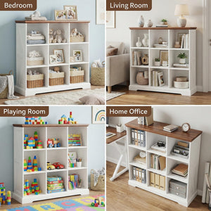 9-Cube Storage Organizer Bookshelf