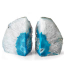 Natural Agate Bookends – Green & Teal