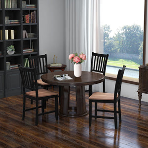 Dining Chairs Set of 4, Windsor Style with High Back