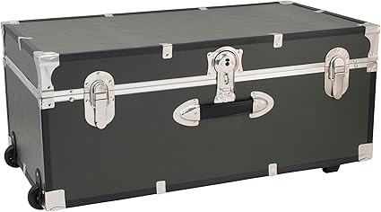 30-Inch Wheeled Storage Trunk with Lock