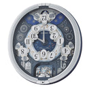 Melodies in Motion Swarovski Crystal Pendulum Wall Clock