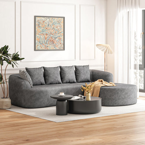Modular Sectional Sofa with Deep Seat & Chaise