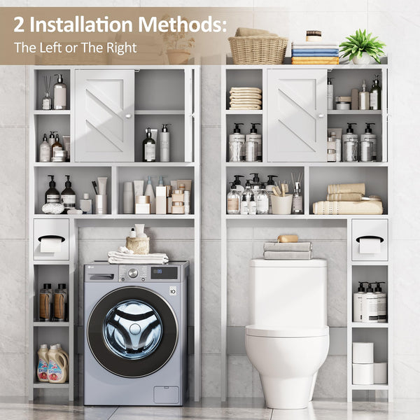 Over Toilet Storage Cabinet with Adjustable Shelf