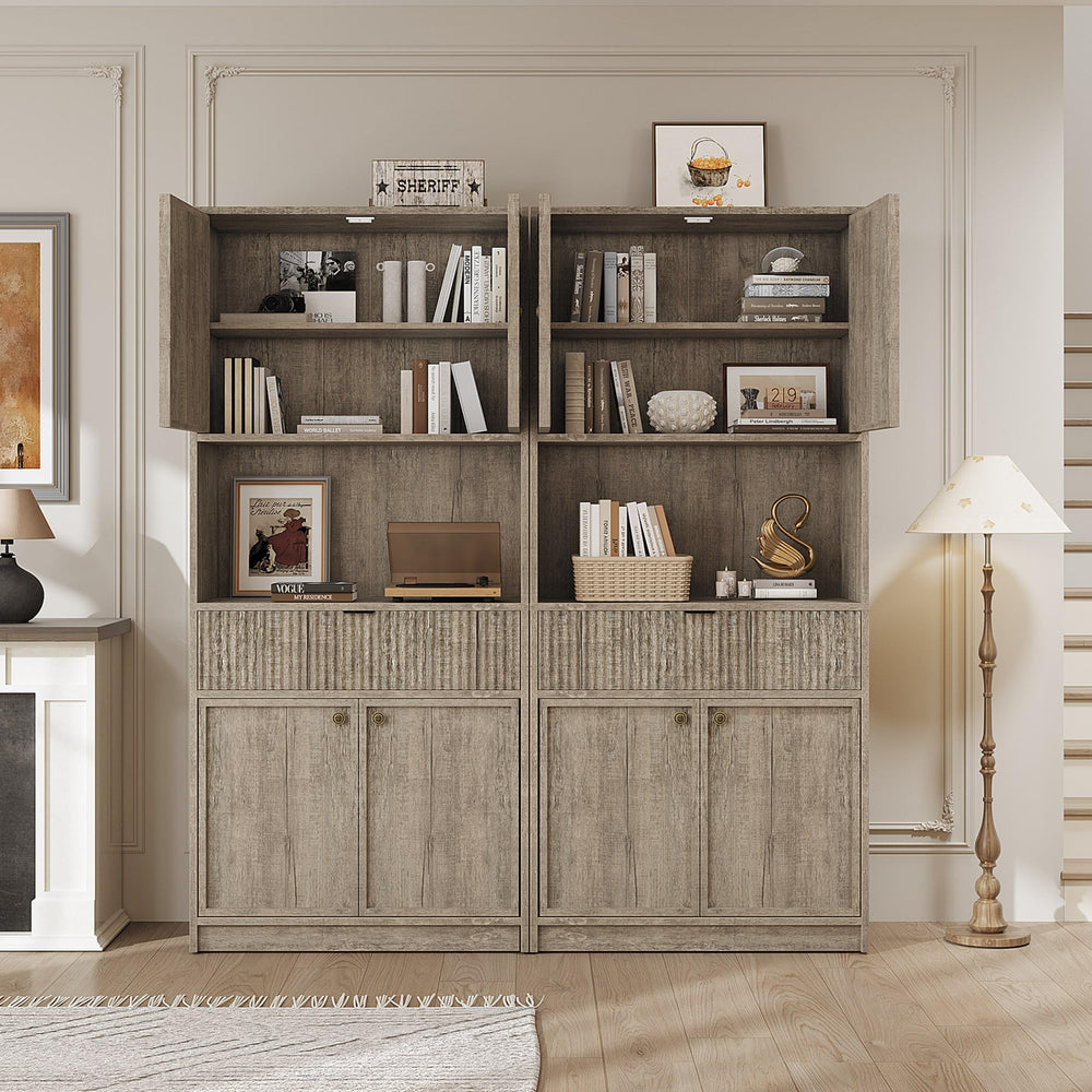 70-Inch Tall Kitchen Pantry Cabinet with Doors and Drawer