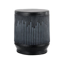 Kline Ribbed Resin Outdoor Accent Table