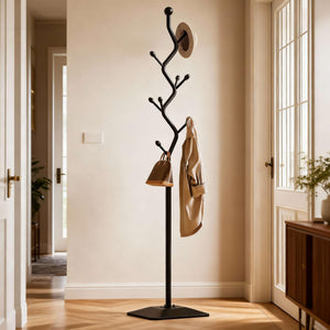 Metal Coat Rack with 8 Hooks