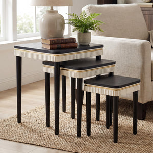 Mid-Century Modern Nesting Tables Set of 3