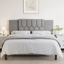 Upholstered Tufted Adjustable Headboard – Full/Queen/King