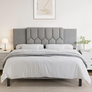 Upholstered Tufted Adjustable Headboard – Full/Queen/King