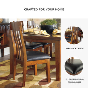 Rake Back Upholstered Dining Chair, Set of 2
