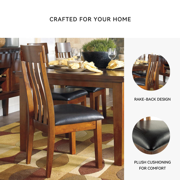 Rake Back Upholstered Dining Chair, Set of 2