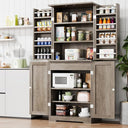 6-Tier Pantry Storage Cabinet with Barn Doors