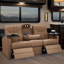 RV Double Recliner Sofa with Heat & Massage