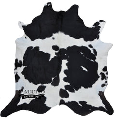 Black & White Cowhide Rug 5x7