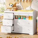 Kids Dresser with 6 Drawers & Open Shelf