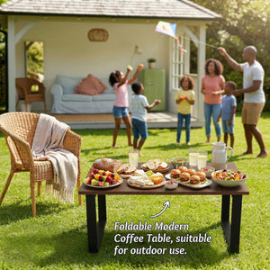 Walnut Folding Coffee Table