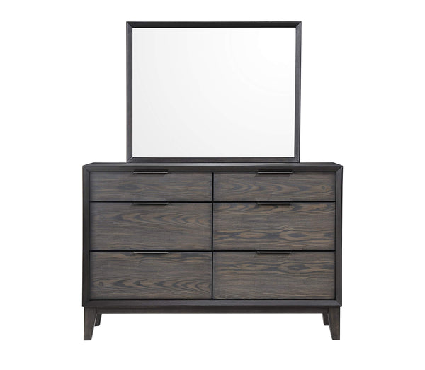 6-Piece King Bedroom Set – Bed, Dresser, Mirror, Chest & 2 Nightstands