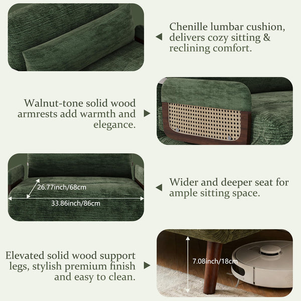 3-in-1 Convertible Sofa Bed Chair – Folding Couch for Small Spaces