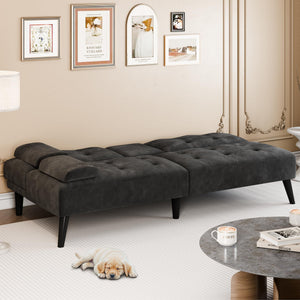 64" Convertible Futon Sofa Bed