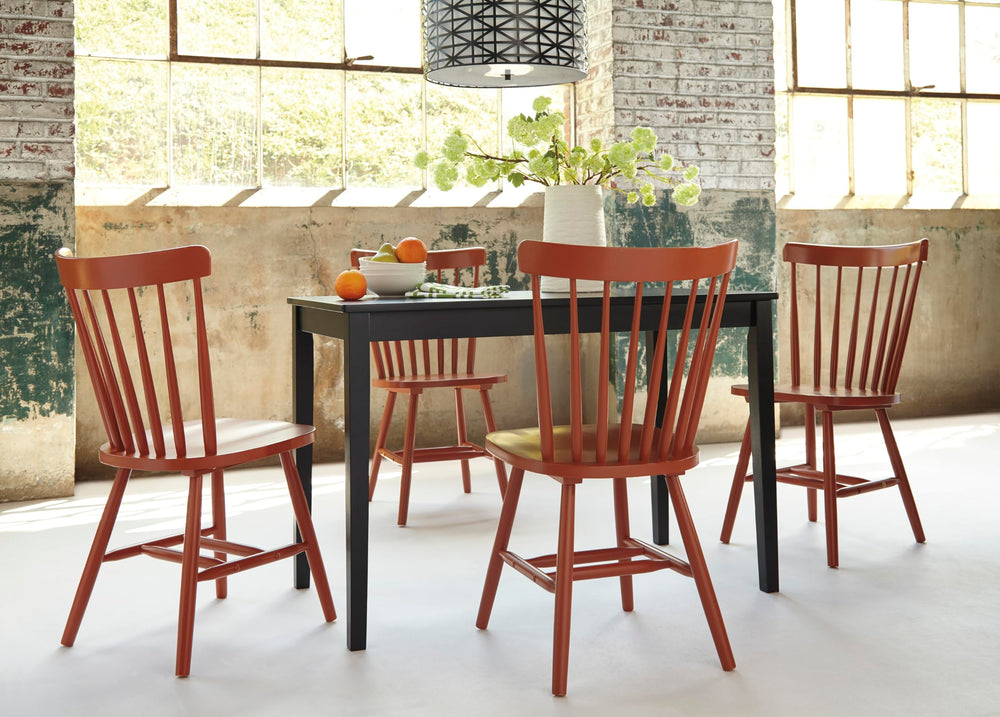 Almost Black Rectangular Dining Table – Seats 6, Wood & Veneer